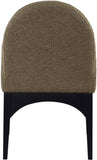 Waldorf - Boucle Dining Arm Chair With Black Legs