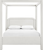 Salina - Linen Textured Fabric Upholstered Bed