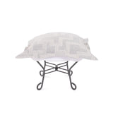 Indoor/Outdoor Puff Scroll Ottoman Syros Fog