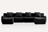 ROMA 148" 4-Seater Sofa with 2 Ottomans