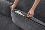 ZELAR 102" Chenille Left Chaise Sofa