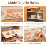ROBUD Wooden Caramel Dishwasher