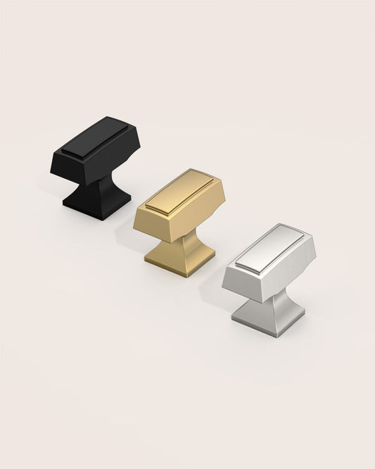 DESIGN3067 Champagne Bronze Cabinet Knobs | 1.4" Round Drawer Pulls for Cabinets & Dressers