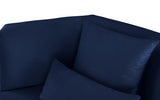 Marquis Velvet Chair - Cozy Contemporary Design with Plush Pillows and Stylish Gold Base for Living Rooms