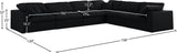 Serene Modular Sectional Sofa for Ultimate Comfort - Soft Linen Texture with Overstuffed Cushions