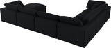 Serene Modular Sectional Sofa for Ultimate Comfort - Soft Linen Texture with Overstuffed Cushions