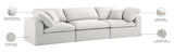 Serene Modular Sofa - Luxurious Cloud-Like Comfort with Soft Textured Fabric and Custom Configurations