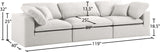 Serene Modular Sofa - Luxurious Cloud-Like Comfort with Soft Textured Fabric and Custom Configurations