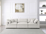 Serene Modular Sofa - Luxurious Cloud-Like Comfort with Soft Textured Fabric and Custom Configurations