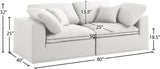 Serene Modular Sofa - Luxurious Cloud-Like Comfort with Soft Textured Fabric and Custom Configurations