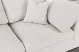 Serene Modular Sectional Sofa: Luxurious Black Linen Fabric & Plush Comfort for Modern Living Spaces