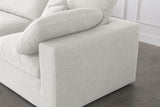 Serene Modular Sectional Sofa: Luxurious Black Linen Fabric & Plush Comfort for Modern Living Spaces