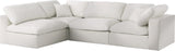 Serene Modular Sectional Sofa: Luxurious Black Linen Fabric & Plush Comfort for Modern Living Spaces