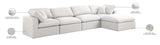 Serene Modular Sectional Sofa: Luxurious Black Linen Fabric & Plush Comfort for Modern Living Spaces