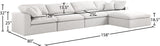 Serene Modular Sectional Sofa: Luxurious Black Linen Fabric & Plush Comfort for Modern Living Spaces