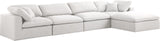 Serene Modular Sectional Sofa: Luxurious Black Linen Fabric & Plush Comfort for Modern Living Spaces