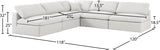 Serene Modular Sectional Sofa: Luxurious Black Linen Fabric & Plush Comfort for Modern Living Spaces