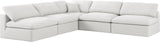 Serene Modular Sectional Sofa: Luxurious Black Linen Fabric & Plush Comfort for Modern Living Spaces