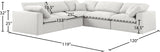 Serene Modular Sectional Sofa: Luxurious Black Linen Fabric & Plush Comfort for Modern Living Spaces