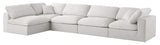 Serene Modular Sectional Sofa: Luxurious Black Linen Fabric & Plush Comfort for Modern Living Spaces