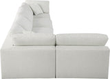 Serene Modular Sectional Sofa: Luxurious Black Linen Fabric & Plush Comfort for Modern Living Spaces