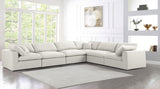Serene Modular Sectional Sofa: Luxurious Black Linen Fabric & Plush Comfort for Modern Living Spaces
