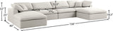 Serene Modular Sectional Sofa: Luxurious Black Linen Fabric & Plush Comfort for Modern Living Spaces
