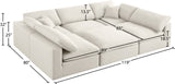 Serene Modular Sectional Sofa: Luxurious Black Linen Fabric & Plush Comfort for Modern Living Spaces