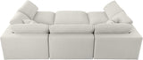 Serene Modular Sectional Sofa: Luxurious Black Linen Fabric & Plush Comfort for Modern Living Spaces