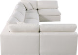 Serene Modular Sectional Sofa: Luxurious Black Linen Fabric & Plush Comfort for Modern Living Spaces