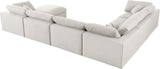 Serene Modular Sectional Sofa: Luxurious Black Linen Fabric & Plush Comfort for Modern Living Spaces