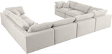 Serene Modular Sectional Sofa: Luxurious Black Linen Fabric & Plush Comfort for Modern Living Spaces