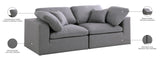 Serene Modular Sofa - Luxurious Cloud-Like Comfort with Soft Textured Fabric and Custom Configurations