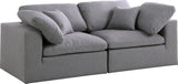 Serene Modular Sofa - Luxurious Cloud-Like Comfort with Soft Textured Fabric and Custom Configurations