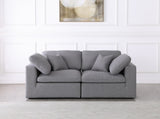 Serene Modular Sofa - Luxurious Cloud-Like Comfort with Soft Textured Fabric and Custom Configurations