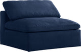 Serene Modular Deluxe Comfort Armless Chair with Cloud-Like Cushions for Stylish Relaxation