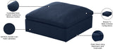 Serene Modular Contemporary Ottoman with Cloud-Like Comfort and Soft Down Feather Cushions