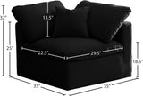 Plush Modular Corner Chair - Contemporary Design with Cloud-Like Comfort and Overstuffed Cushions