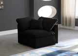 Plush Modular Corner Chair - Contemporary Design with Cloud-Like Comfort and Overstuffed Cushions