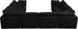 Plush Modular Sectional Sofa - Cloud-Like Comfort with Soft Down Feather Cushions for Ultimate Relaxation