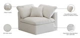 Plush Modular Corner Chair - Contemporary Design with Cloud-Like Comfort and Overstuffed Cushions