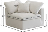 Plush Modular Corner Chair - Contemporary Design with Cloud-Like Comfort and Overstuffed Cushions