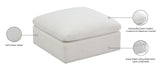 Plush Modular Ottoman: Experience Cloud-Like Comfort with Contemporary Design and Custom Configurations