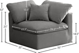 Plush Modular Corner Chair - Contemporary Design with Cloud-Like Comfort and Overstuffed Cushions