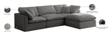 Plush Velvet Modular Sectional Sofa - Cloud-Like Comfort with Overstuffed Cushions & Custom Style