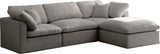 Plush Velvet Modular Sectional Sofa - Cloud-Like Comfort with Overstuffed Cushions & Custom Style