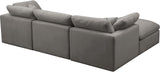 Plush Velvet Modular Sectional Sofa - Cloud-Like Comfort with Overstuffed Cushions & Custom Style