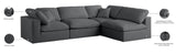 Plush Velvet Modular Sectional Sofa - Cloud-Like Comfort with Overstuffed Cushions & Custom Style