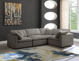 Plush Modular Sectional - Customizable Luxury Seating with Cloud-Like Comfort and Contemporary Style