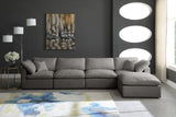 Plush Velvet Modular Sectional Sofa - Cloud-Like Comfort with Overstuffed Cushions & Custom Style